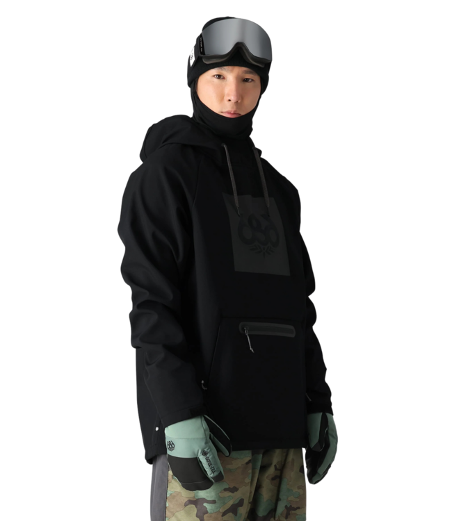 686 WATERPROOF HOODY BLACK 2026