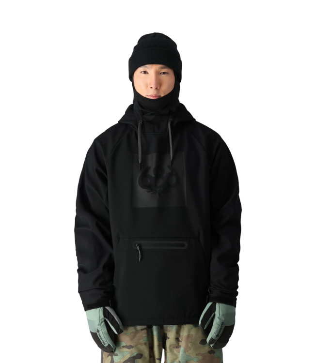 686 WATERPROOF HOODY BLACK 2026
