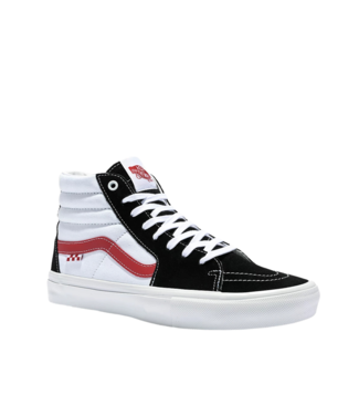 VANS VANS MENS SKATE SK8-HI SHOE ATHLETIC BLACK/RED