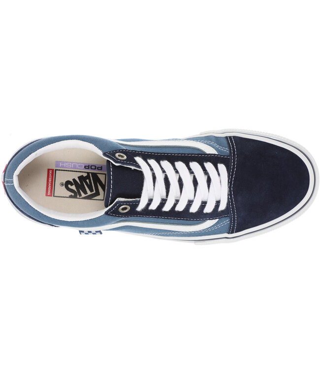 VANS MENS SKATE OLD SKOOL SHOE NAVY/WHITE