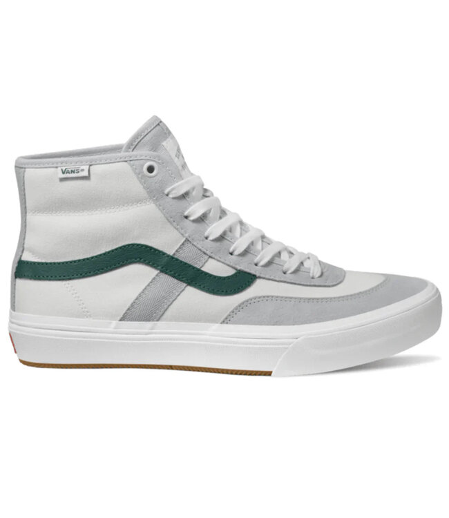 VANS MENS SKATE CROCKETT HIGH SHOE GREY/GREEN