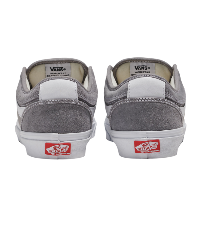 VANS MENS SKATE CHUKKA LOW SIDESTRIPE SHOE LIGHT GREY