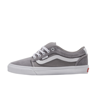 VANS VANS MENS SKATE CHUKKA LOW SIDESTRIPE SHOE LIGHT GREY