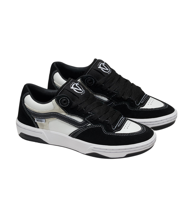 VANS MENS ROWAN 2 SHOES BLACK/WHITE/BLACK