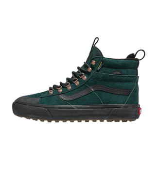 VANS VANS WOMENS MTE SK8-HI WATERPROOF SHOES SCARAB/BLACK