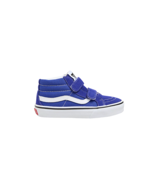 VANS VANS BOYS SK8-MID REISSUE VELCRO SHOES SURF THE WEB BLUE
