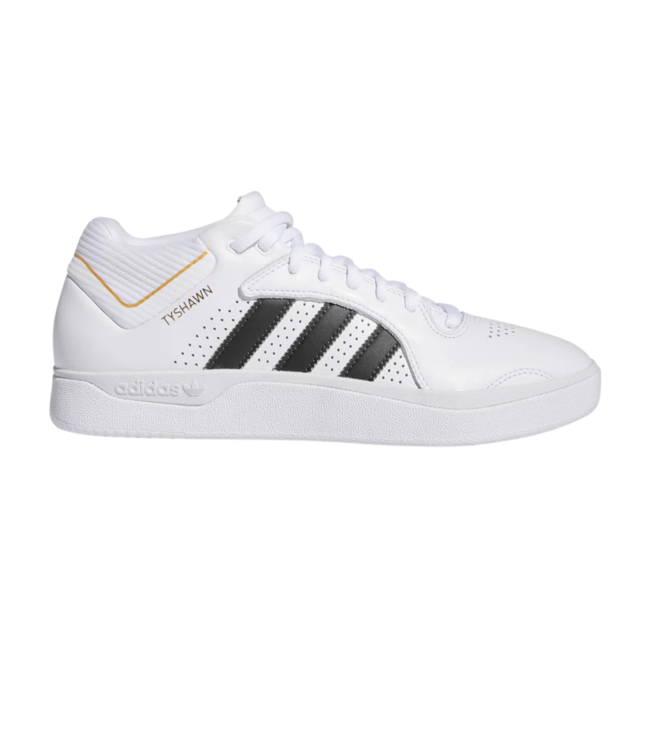ADIDAS MENS TYSHAWN SHOE WHITE/BLACK/GOLD