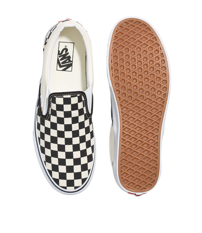 VANS CLASSIC SLIP-ON SHOE BLACK/WHITE CHECKERBOARD