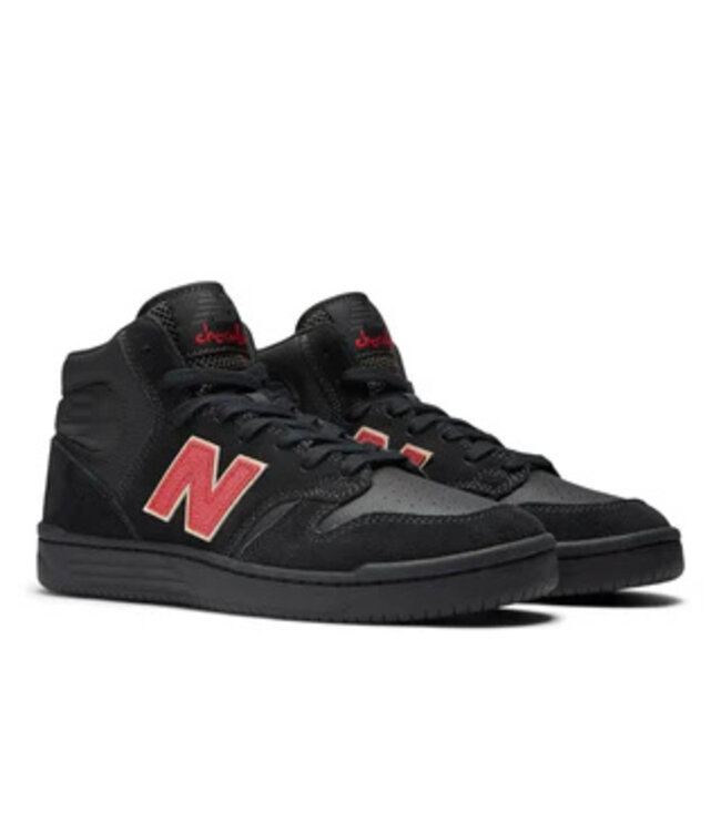 NEW BALANCE X CHOCOLATE NUMERIC 480 HIGH SHOE BLACK/RED