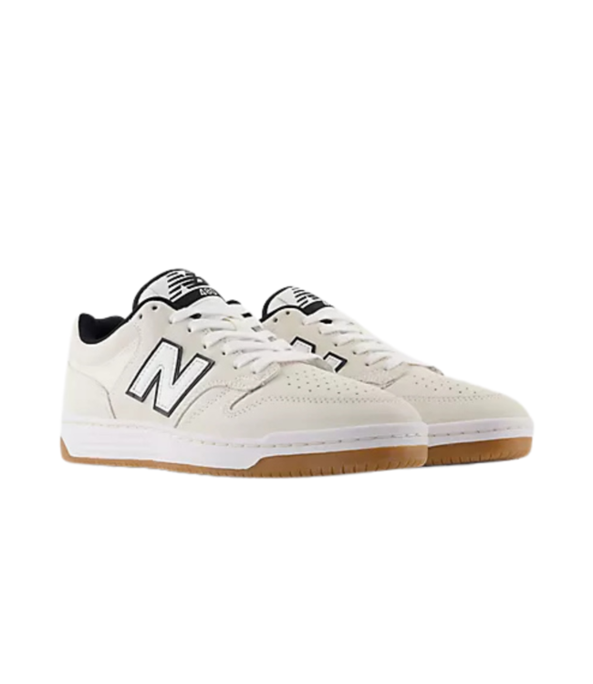 NEW BALANCE WOMENS NUMERIC 480 SHOE WHITE/BLACK