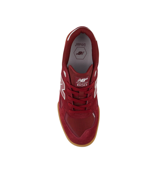 NEW BALANCE NUMERIC 600 TOM KNOX SHOE RED/WHITE
