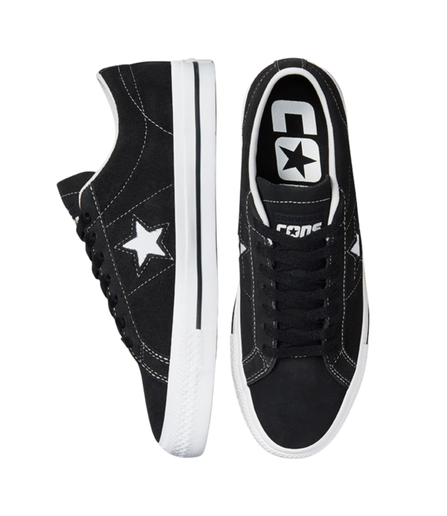 CONVERSE ONE STAR PRO SHOE BLACK / BLACK / WHITE