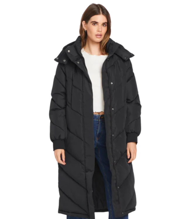 VOLCOM WOMENS ALL DAY LONG PUFF JACKET BLACK 2024