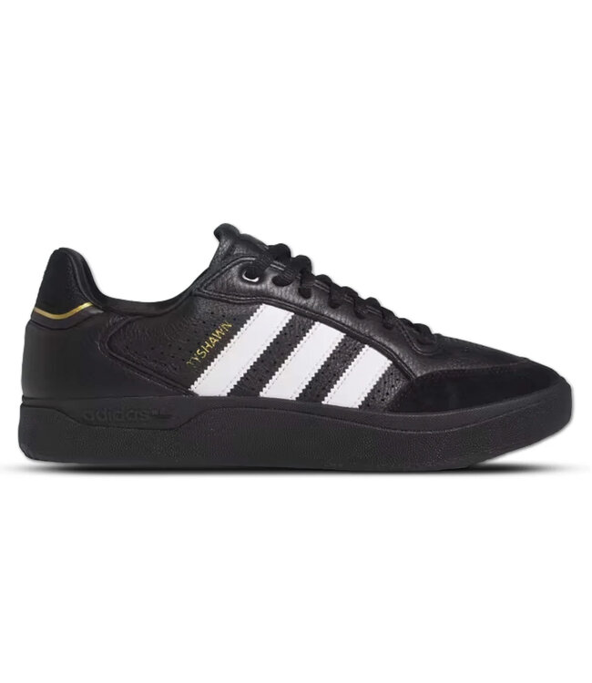 ADIDAS TYSHAWN LOW SHOE BLACK/WHITE/GOLD