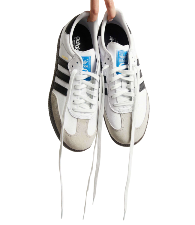 ADIDAS SAMBA ADV SHOES WHITE/BLACK/GUM