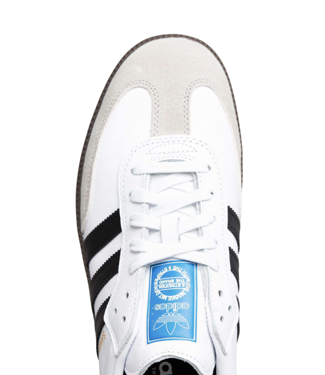 ADIDAS SAMBA ADV SHOES WHITE/BLACK/GUM