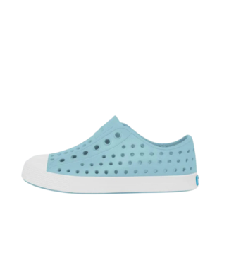 NATIVE NATIVE CHILD JEFFERSON SHOE SKY BLUE/SHELL WHITE