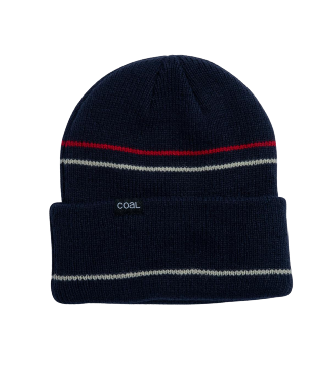 COAL WAYNE BEANIE NAVY/RED 2025