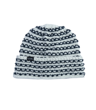 COAL COAL STRIA BEANIE OFF WHITE / NAVY 2025