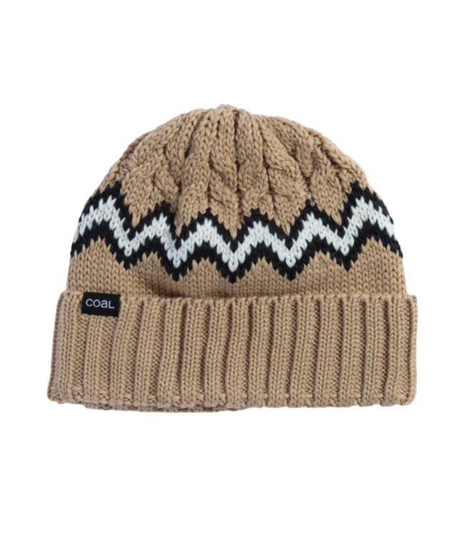 COAL MEADOWS BEANIE KHAKI / BLACK 2025