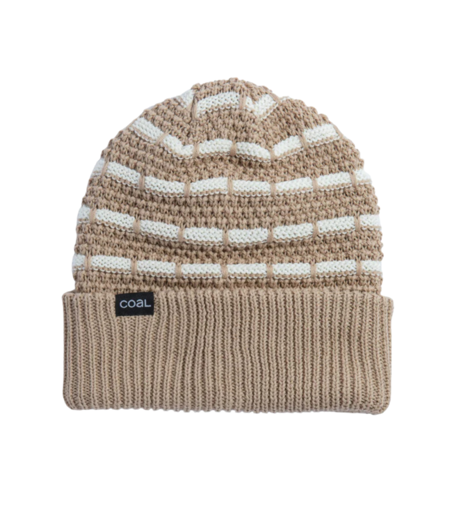 COAL FIR BEANIE KHAKI / OFF WHITE 2025