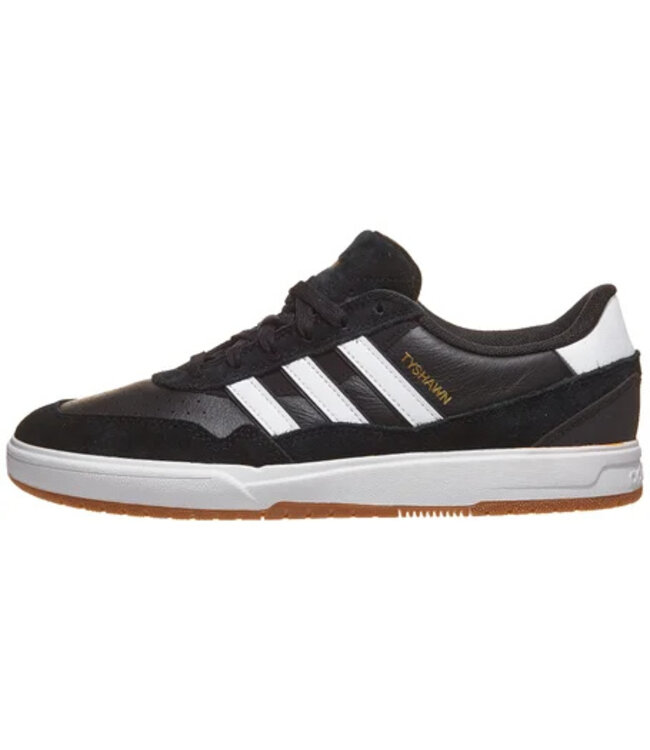 ADIDAS TYSHAWN II SHOE BLACK/WHITE/GUM