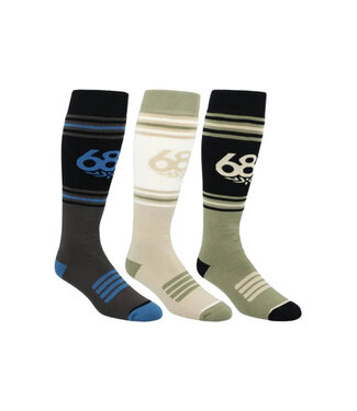 686 686 MENS GAMEDAY SOCK DUSTY 3 PACK 2025