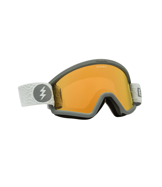 ELECTRIC HEX GOGGLE FLOOD GREY w/ GOLD CHROME + BLUE YELLOW 2025