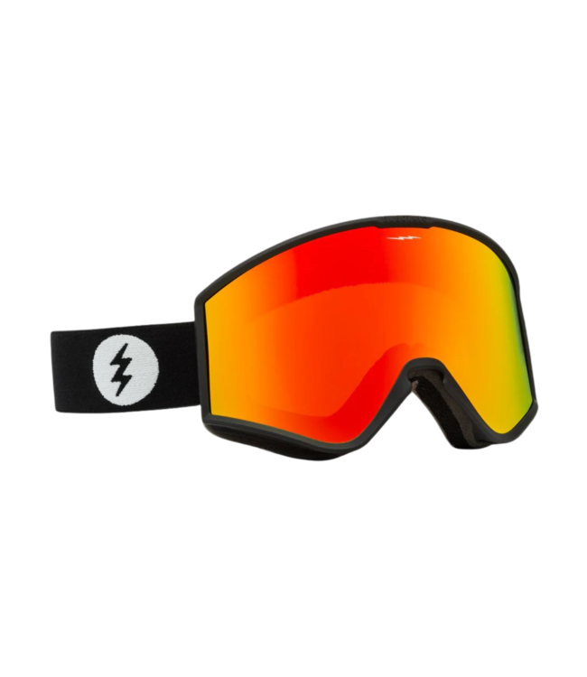 ELECTRIC KLEVELAND GOGGLE MATTE BLACK w/ RED CHROME + ROSE 2025