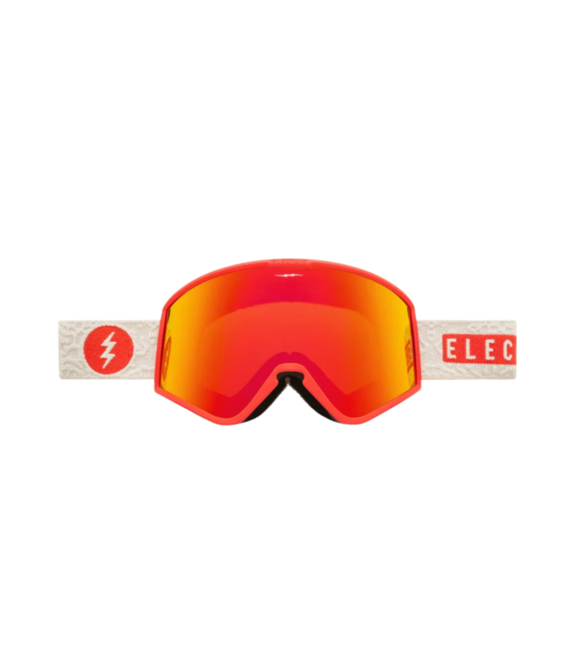 ELECTRIC KLEVELAND GOGGLE FLOOD RED w/ RED CHROME + ROSE 2025