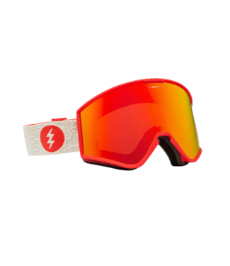 ELECTRIC ELECTRIC KLEVELAND GOGGLE FLOOD RED w/ RED CHROME + ROSE 2025
