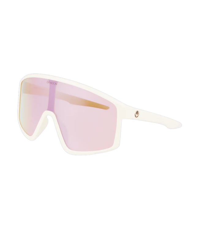 DRAGON AMPED SUNGLASSES CREAM w/ LUMA LENS ROSE ION LENS