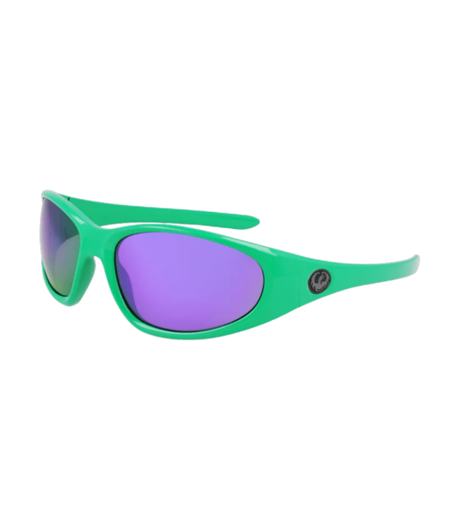 DRAGON THE BOX 2 SUNGLASSES SHINEY DEW w/ LUMA LENS PURPLE ION LENS