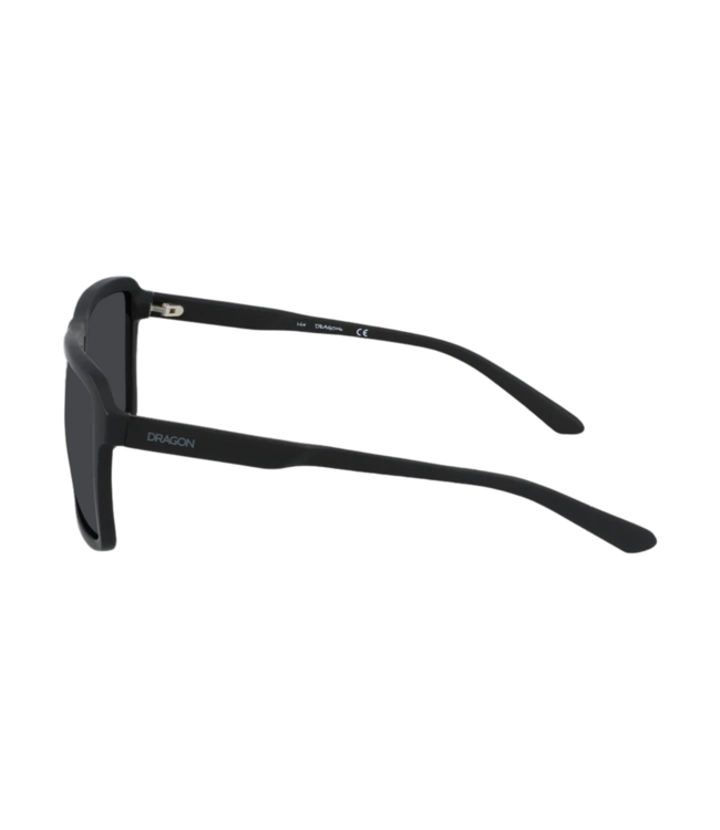DRAGON THE JAM UPCYCLED SUNGLASSES MATTE BLACK w/ LUMA LENS SMOKE LENS POLAR
