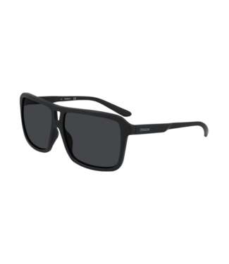 DRAGON DRAGON THE JAM UPCYCLED SUNGLASSES MATTE BLACK w/ LUMA LENS SMOKE LENS POLAR