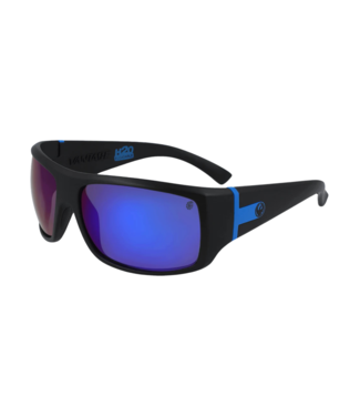 DRAGON DRAGON VANTAGE H2O SHINY BLACK SUNGLASSES w/ LUMA LENS SMOKE LENS NON POLAR