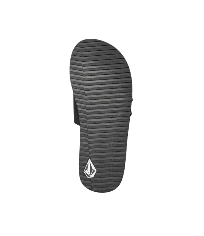 VOLCOM RECLINER SLIDE BLACK WHITE