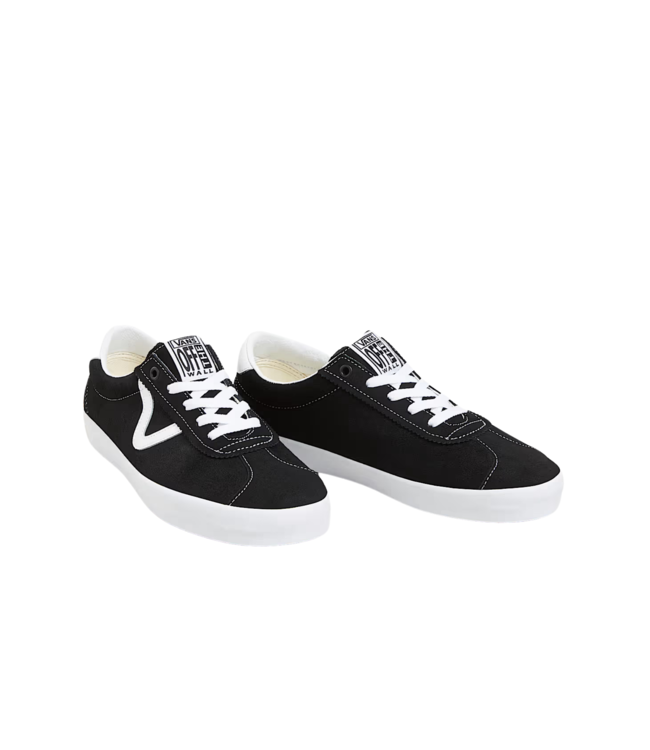 VANS WOMENS SPORT LOW SHOES BLACK/WHITE
