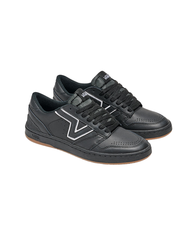 VANS LOWLAND 2.0 SHOES BLACK/BLACK/WHITE