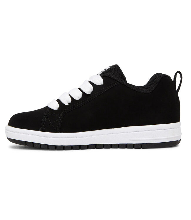 DC YOUTH COURT GRAFFIK SHOES BLACK WHITE