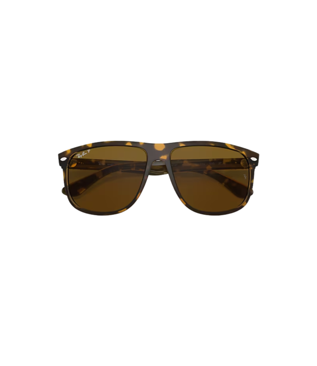 RAY-BAN BOYFRIEND SUNGLASSES LIGHT HAVANA w/ CRYSTAL BROWN POLAR