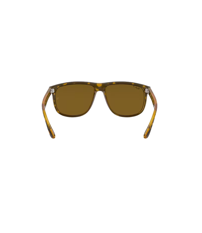RAY-BAN BOYFRIEND SUNGLASSES LIGHT HAVANA w/ CRYSTAL BROWN POLAR