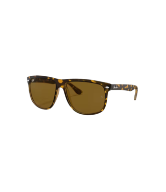 RAY BAN RAY-BAN BOYFRIEND SUNGLASSES LIGHT HAVANA w/ CRYSTAL BROWN POLAR