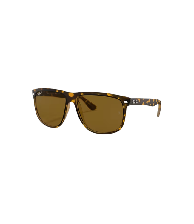 RAY-BAN BOYFRIEND SUNGLASSES LIGHT HAVANA w/ CRYSTAL BROWN POLAR