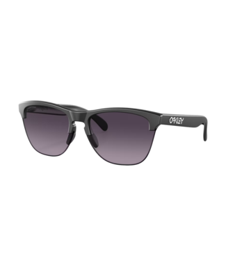 OAKLEY OAKLEY FROGSKINS LITE MATTE BLACK SUNGLASSES w/ PRIZM GREY GRADIENT LENS