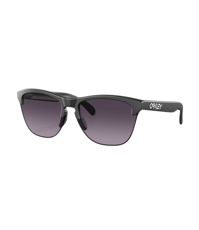 OAKLEY FROGSKINS LITE MATTE BLACK SUNGLASSES w/ PRIZM GREY GRADIENT LENS
