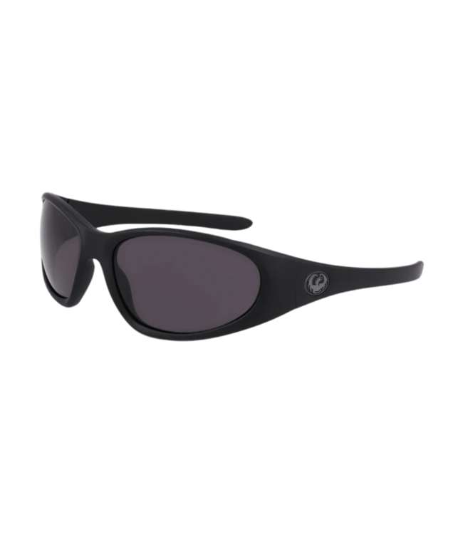 DRAGON THE BOX 2 SUNGLASSES MATTE BLACK w/ LL SMOKE LENS POLAR