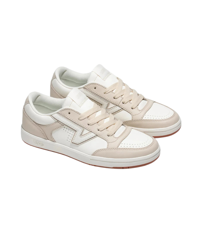 VANS WOMENS LOWLAND COMFYCUSH SHOES MARSHMALLOW/TRUE WHITE