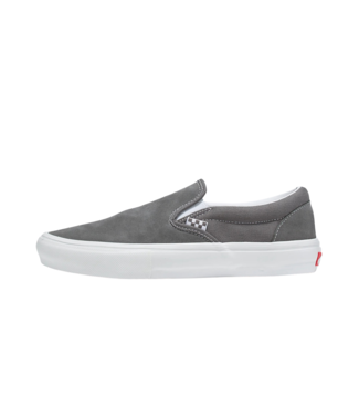 VANS VANS MENS SKATE SLIP-ON SHOE PEWTER/TRUE WHITE