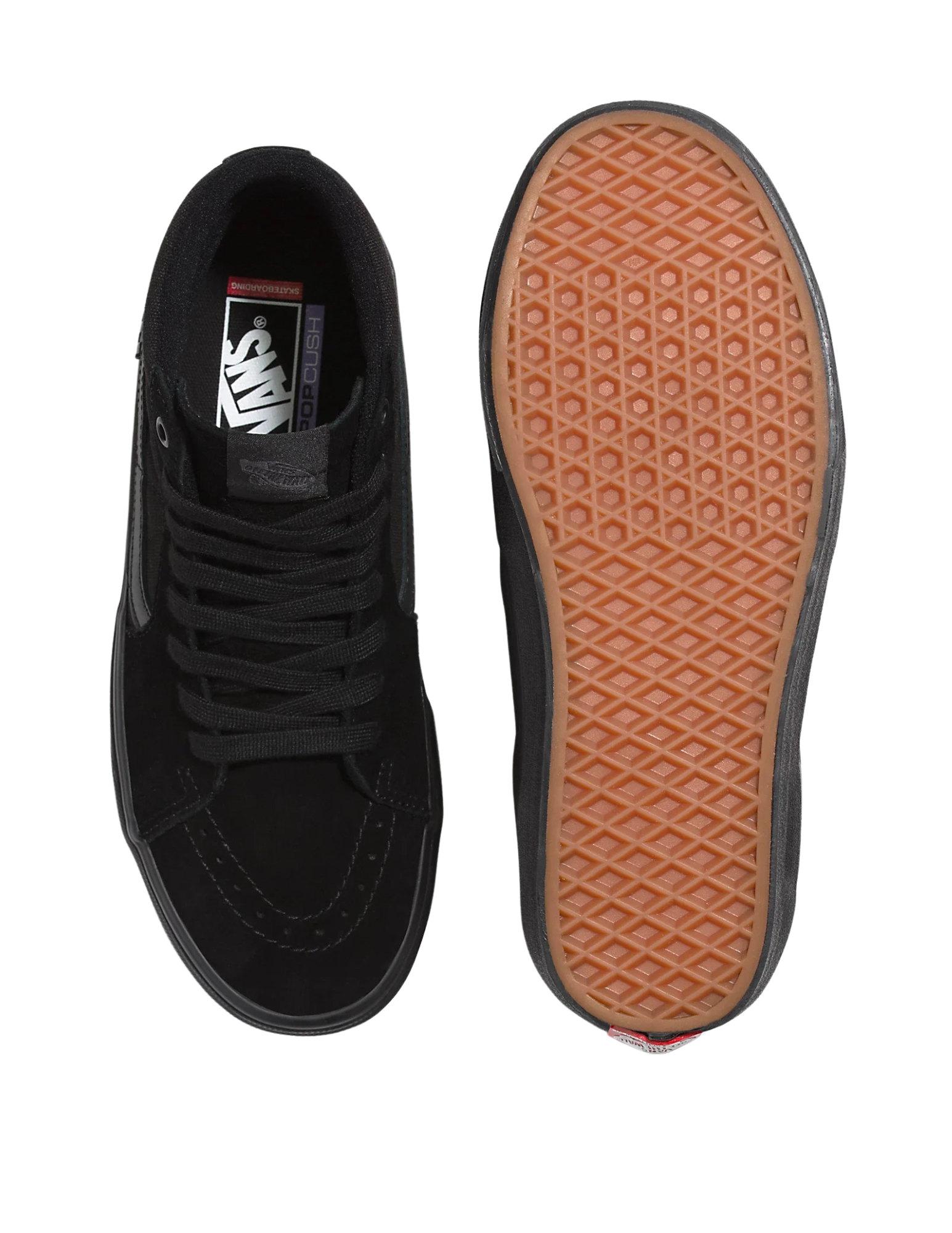 all black high top vans mens